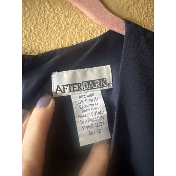 Formal Sleeveless Beaded Maxi Dress With Open Jacket Size 12 - Picture 4 of 7